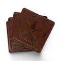 Traditional Woodsman Coaster Set