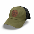 Olive Green with Black Mesh